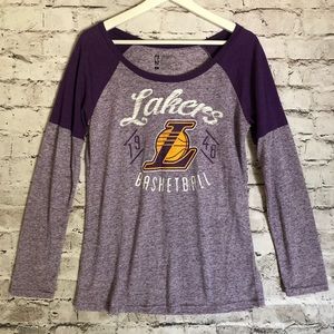 Lakers Los Angeles NBA Basketball Purple Top